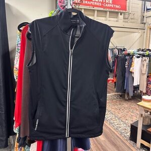 Galvin Green black golf vest gore tex wind proof mens small